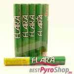 Big football flares GREEN