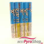 Big football flares BLUE